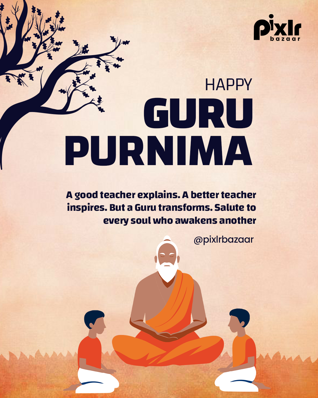 Guru Purnima Graphic Design