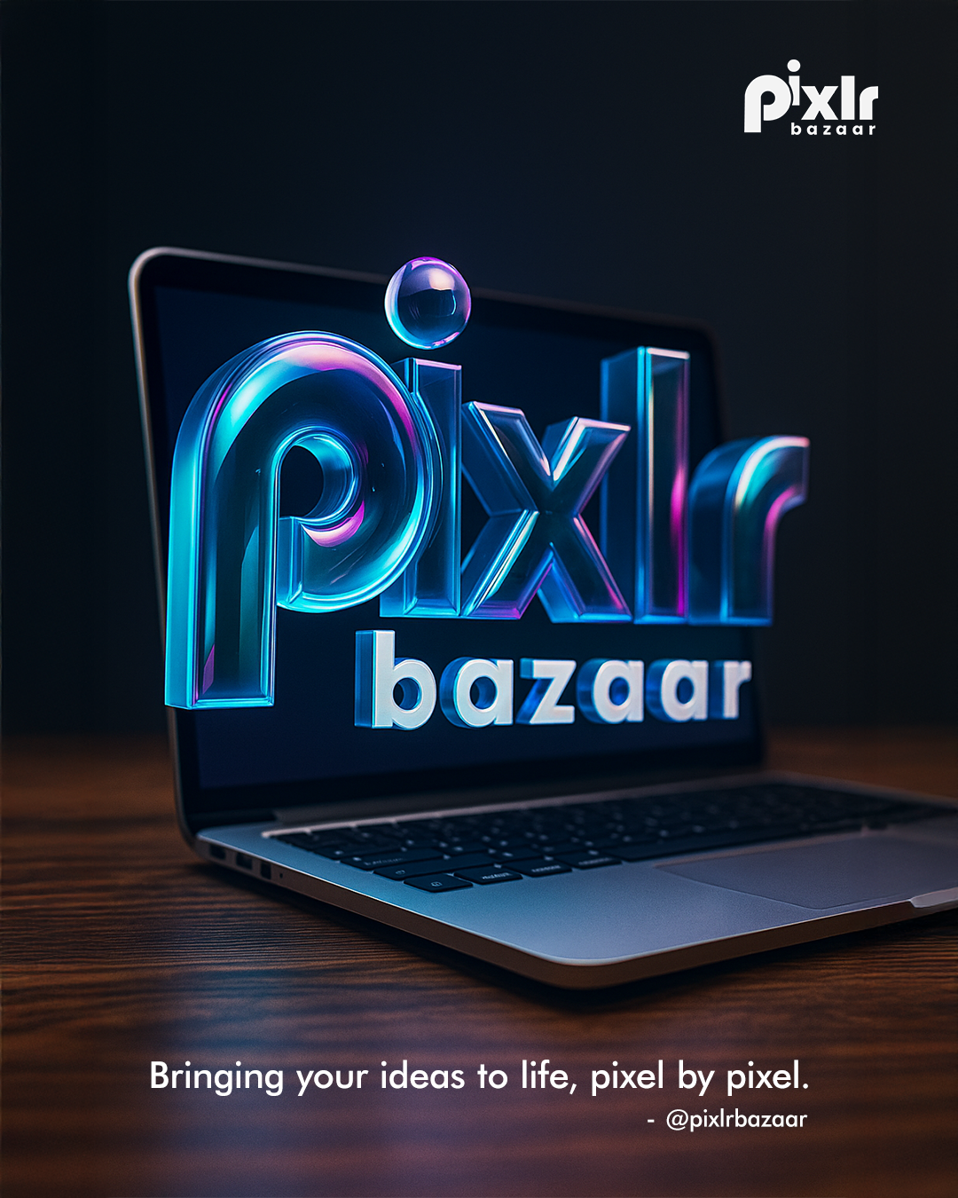 Pixlr Bazaar Logo Branding